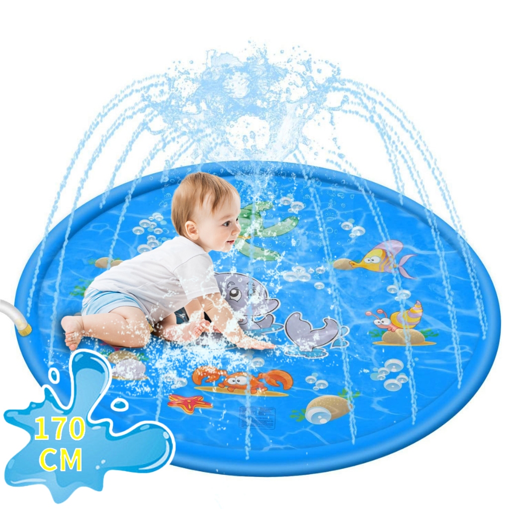 MODUS Splash Sprinkler Pad Piscina Chafariz 170cm Tapete de Água Infantil Para Jardim Externo