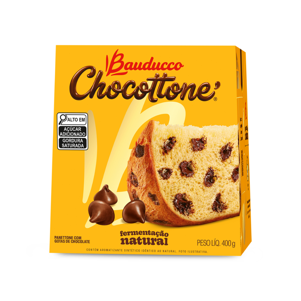 Chocottone com Gotas de Chocolate 400g Bauducco