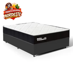 Cama Box com Colchão de Molas Ensacadas One Face Boa Viagem Casal 138cm