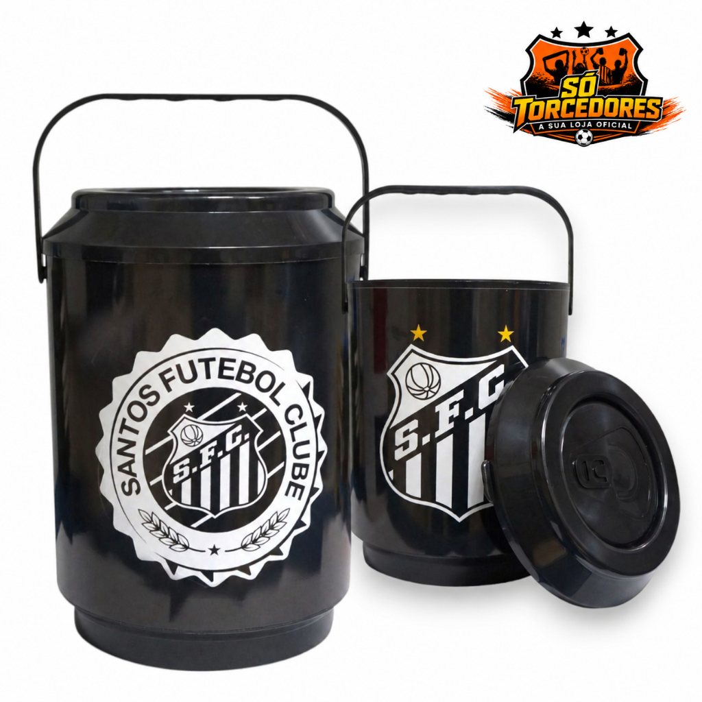 COOLER TERMICO 10 LATAS - SANTOS OFICIAL ORIGINAL SANTOS -10 LATAS 350ML