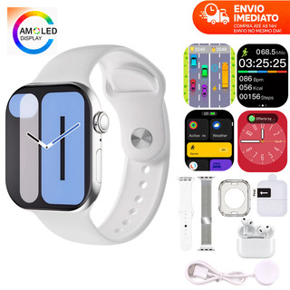 Relógio Inteligente S10 MINI PRO 2026 Chamada Bluetooth Resistência IP67 Monitoramento de Saúde Compatível com iOS e And