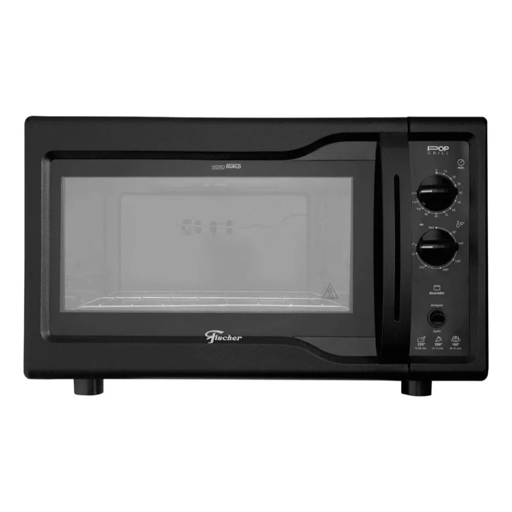 FORNO ELÉTRICO DE BANCADA FISCHER GOURMET POP GRILL 44L PT 127V