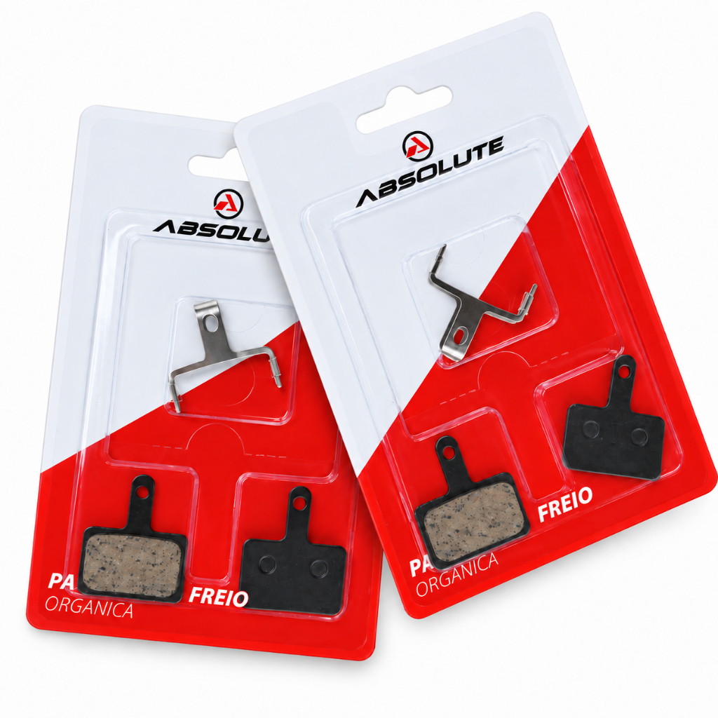 2 kits Pastilha De Freio A Disco Shimano Absolute Orgânica ABS-01S Compatível Deore Alivio Altus Tourney MT200