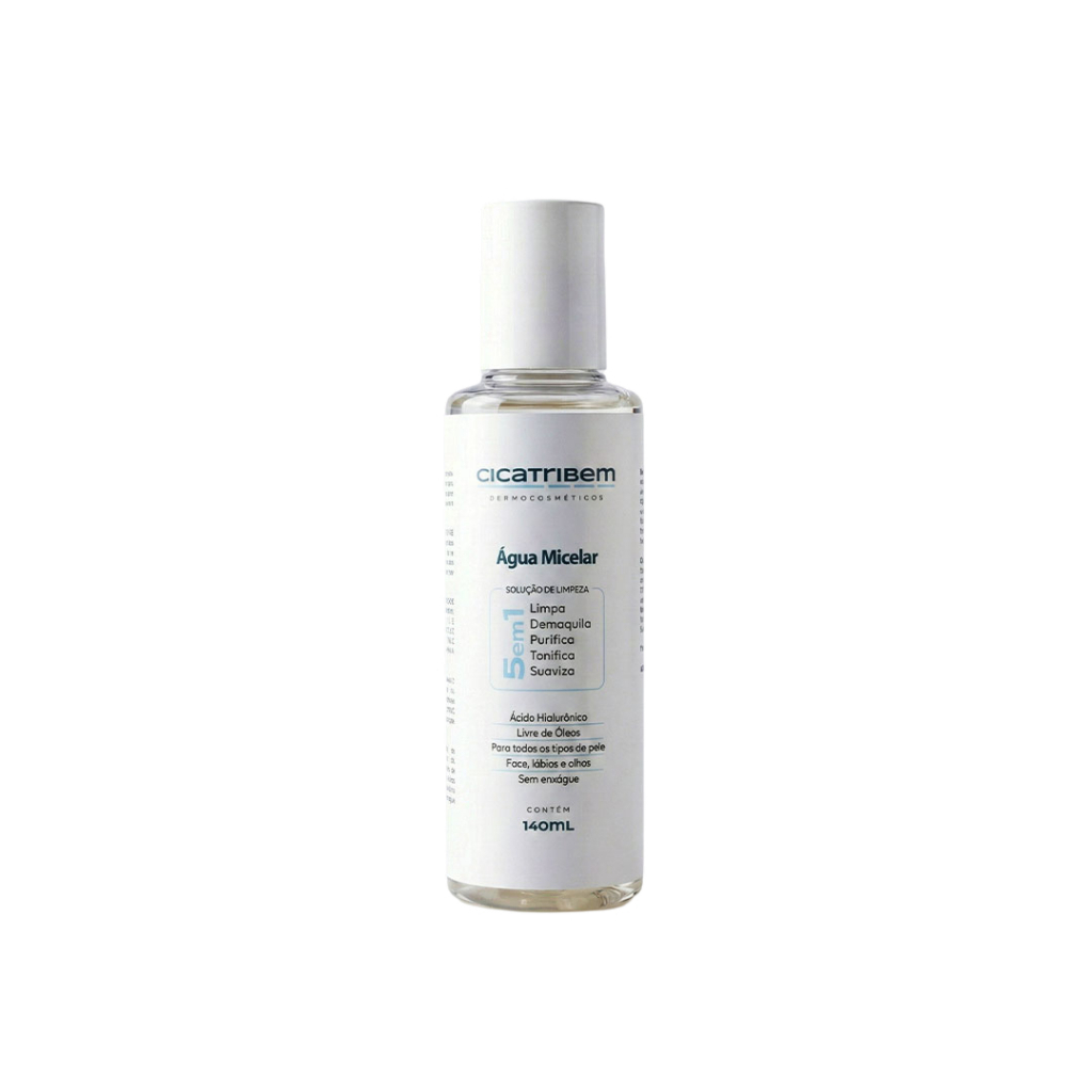 Água Micelar 140ml Cicatribem Limpeza, hidratação e conforto | Sem enxágue | Todos os tipos de pele