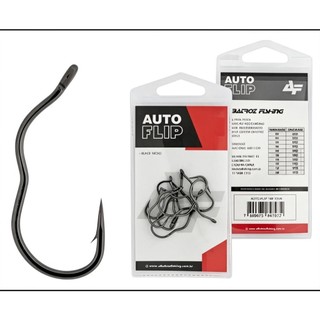 AUTO FLIP Anzol de Pesca DA ALBATROZ FISHING Mancing Automático Anti-Running com Barba e Aço Carbono