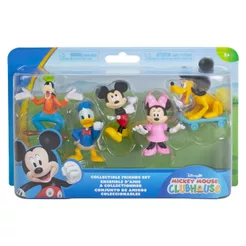 5 Bonecos Mickey, Minnie, Donald, Pluto e Pateta - Disney Jr.