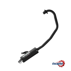 Escapamento Titan 160/fan 160/start160 Mini Turbo Preto 2025