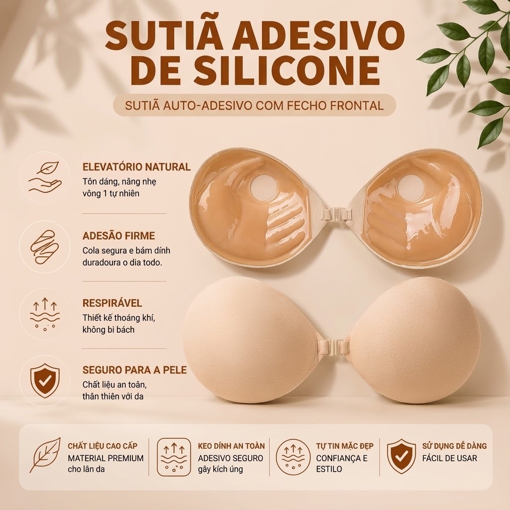 Push Up Almofada De Mamilo Reutilizável De Silicone Autoadesivo Fita Lavável Peito Invisível Sem Costura À Prova D — imagem 2 de 2