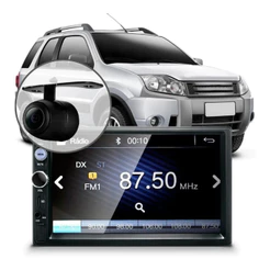 Central Multimídia Mp5 Ecosport 2009 Câmera Bluetooth Espelhamento Auto Automotivo Carro