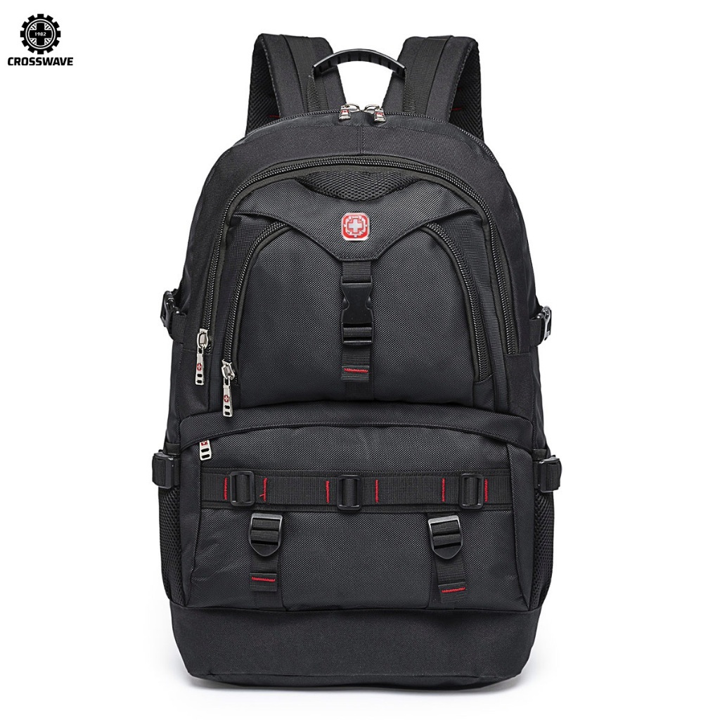 Mochila Crosswave Masculina Notebook 17" 35L Expansível Reforçada Para Viagem Trabalho e Faculdade