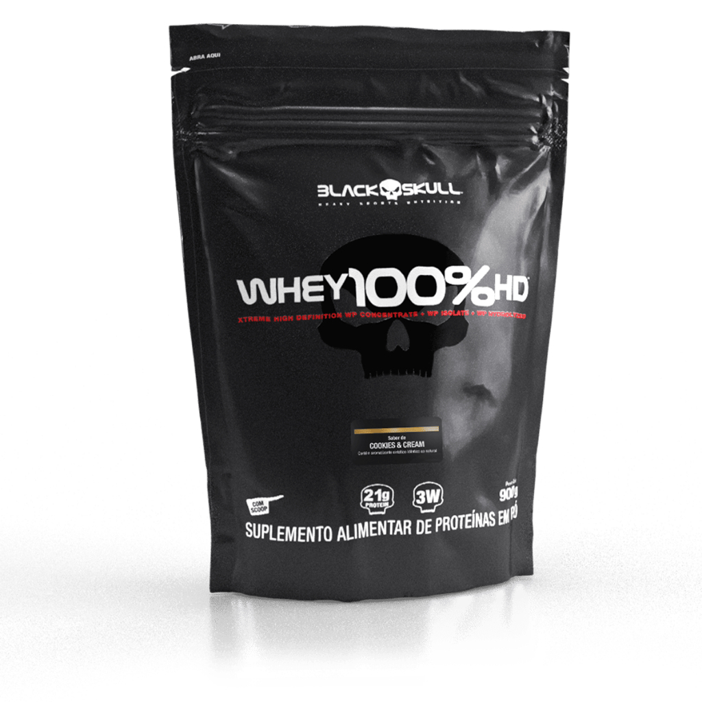 Whey 100% Hd Refil 900g Blackskull