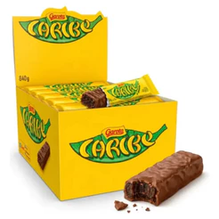 Caixa Chocolate Caribe Recheado de Banana C/30 Unidades Garoto