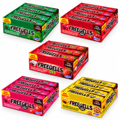 Balas Freegells Drops Chocolate C/12 Unidades Riclan
