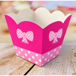 10~60 KIT CACHEPÔ FESTA DECORAÇÃO LAÇO PINK (CHOCO)