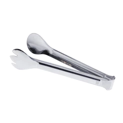 Pegador de Salada 20,5cm Aço Inox Rojemac Profissional para Servir Folhas Legumes Massas Acompanhamentos Mesa Buffet