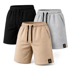 Bermuda Masculina Moletinho Treino Academia Confortável Casual Verão