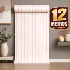 Papel De Parede Infantil Para Quarto De Menina Ripado Colorido Infantil