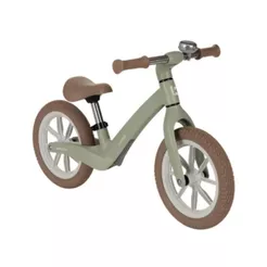 Bicicleta de Equilíbrio Infantil Sem Pedal Até 6 Anos e 35 kg Fibra de Vidro Army Green Verde Lanser Kikkabo