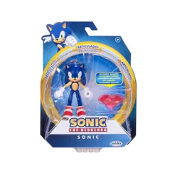 Boneco Articulado Sonic com Esmeralda de 10cm - Sonic