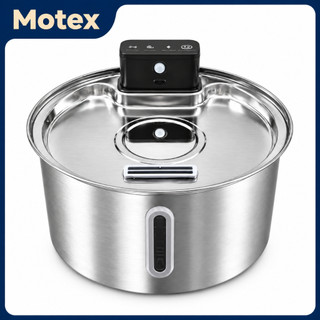 Bebedouro Automático NewpEt 3,2L Aço Inox para Gatos e Cães Sensor Inteligente 3 Modos Recarregável