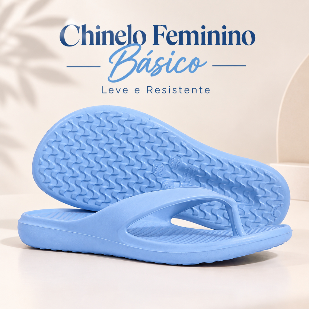 Chinelo Feminino Ortopédico EVA | Confortável, Macio e Leve Material de Qualidade | GARANTA AGORA!