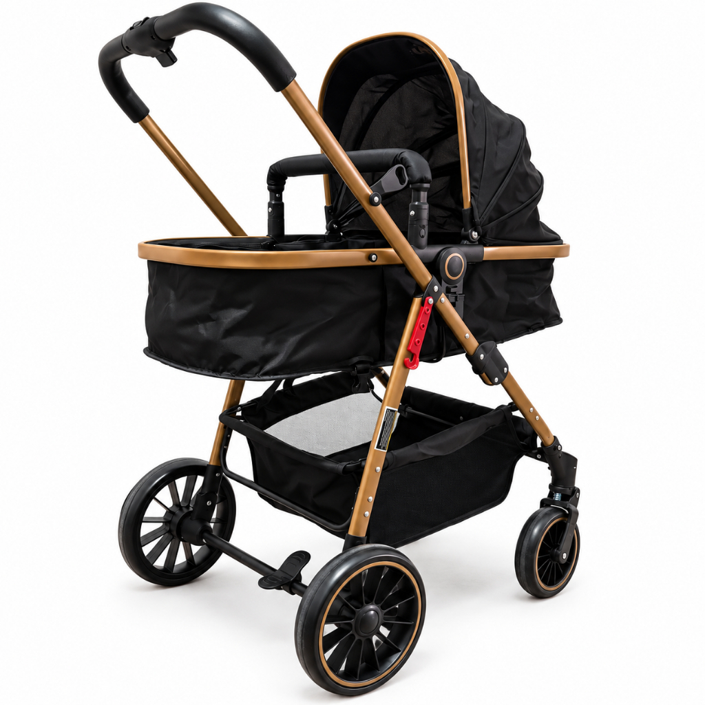 Carrinho De Bebê Completo 3 EM 1 Apoapp Com Moisés e Bebe Conforto Modelo Europeu Luxo