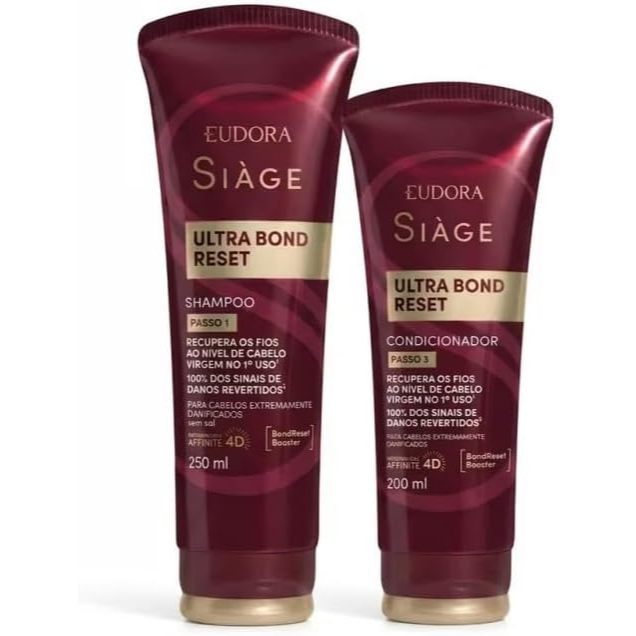 Siàge Ultra Bond Reset: Shampoo 250ml |Condicionador 200ml | Escolha o Seu