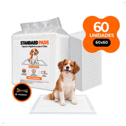 Tapete Higiênico Pet Premium Para Cães Rápida Absorção 15 30 60 Unidades 60X60cm Cachorro Dog Fralda Manta