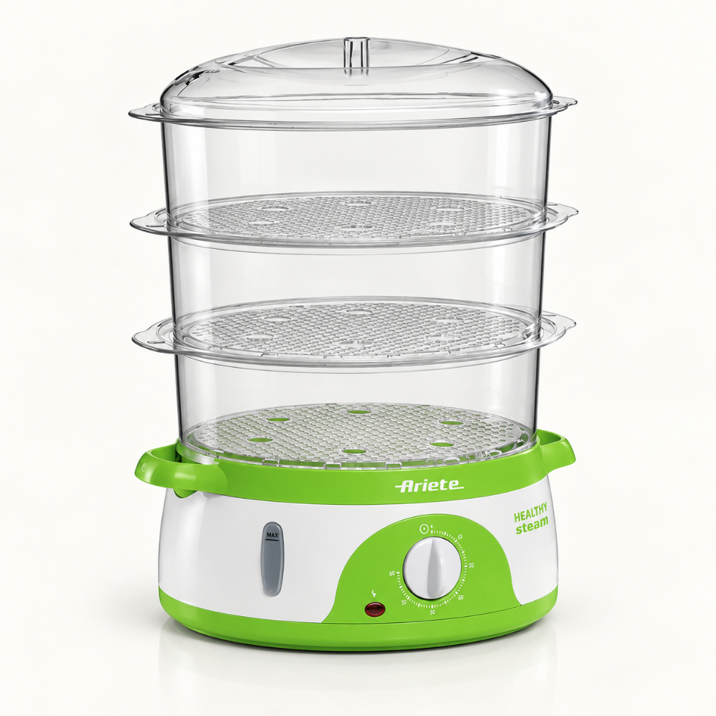 Panela A Vapor Elétrica 9L 220V 800W Healthy Steam - Ariete Original