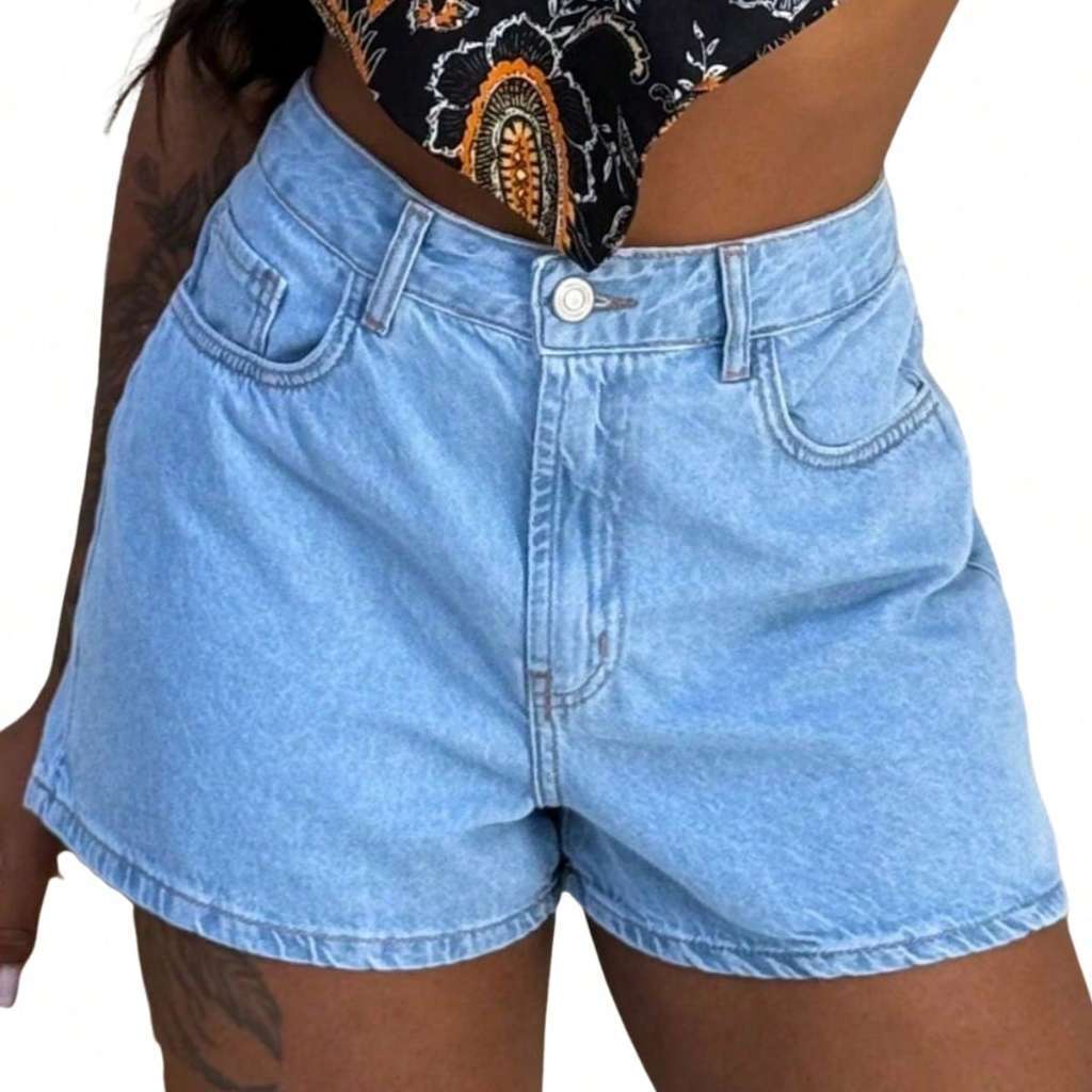 Shorts Jeans Feminino Compridinho – Moda Verão 2025 Tendência Casual  - Portal da Moda