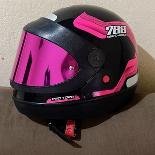 VISEIRA SAN MARINO/PRO TORK/EBF E FW3 ROSA PINK ESPELHADO TAMANHO 56/58 e 60