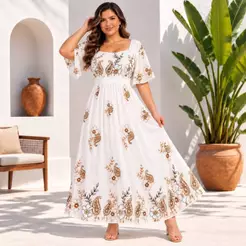 Vestido moda evangélica elegante luxo duna bordado maravilhoso