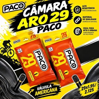 Par 2 Câmaras de Ar Aro 29 Bico Grosso 48mm Bike MTB Bicicleta Pneu Câmara Reposição Kit Aro 29 Bicicleta Mountain Bike