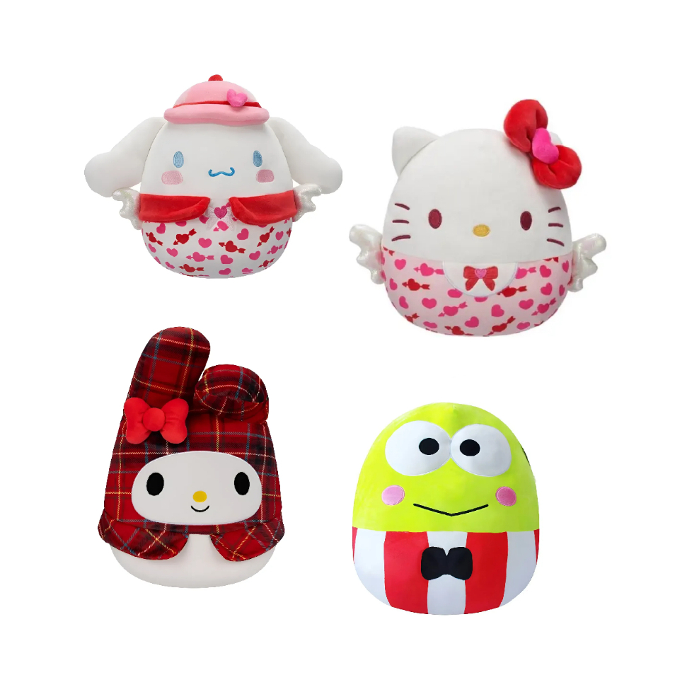 Squishmallow Hello Kitty e Amigos Sanrio 20cm Sortido Surpresa - Sunny 3202