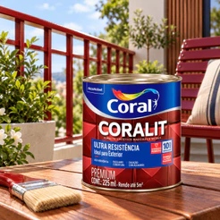 Tinta Esmalte Coralit Secagem Rápida 900ml Tinta Coralit Para Madeiras E Metais Tinta Esmalte Ultra Resistência