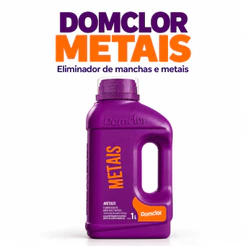 Limpa Água Amarela Piscina Elimina Metais Previne Contra Manchas Remove Cobre Ferro 1l Domclor Tratamento Piscinas