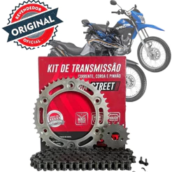 Kit Relação tração Transmissão completa moto Bros 160 Xre190 2016 a 2026 Com Retentor Did original