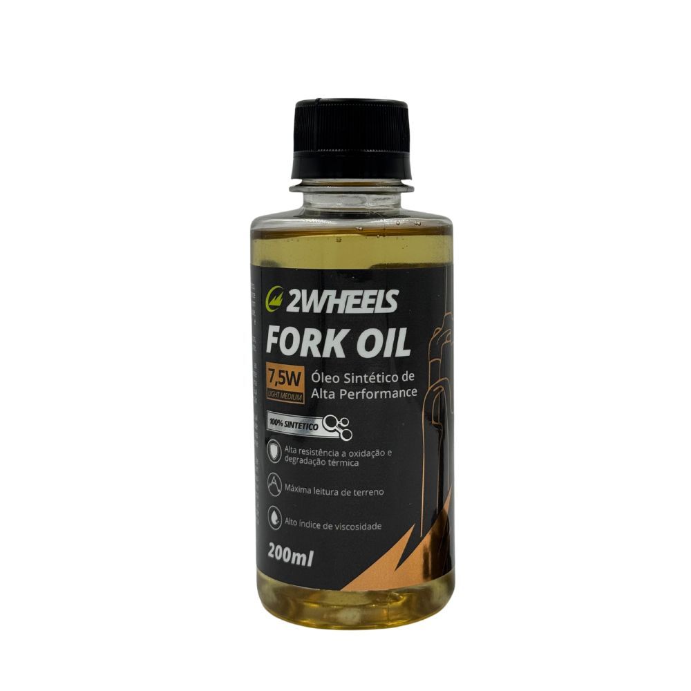 Óleo Para Suspensão Bike Fork Oil 7,5w 100% Sintético 200ml