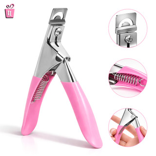 Alicate Cortador de Unhas Tips Postiça Acrigel Alongamento Profissional de Unha