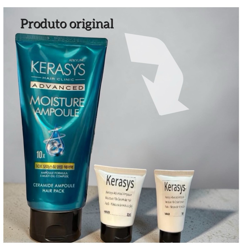 kerasys Máscara  nutricao\hidratacao profunda /reconstrucao Advanced Moisture Ampoule 15ml ou 30ml