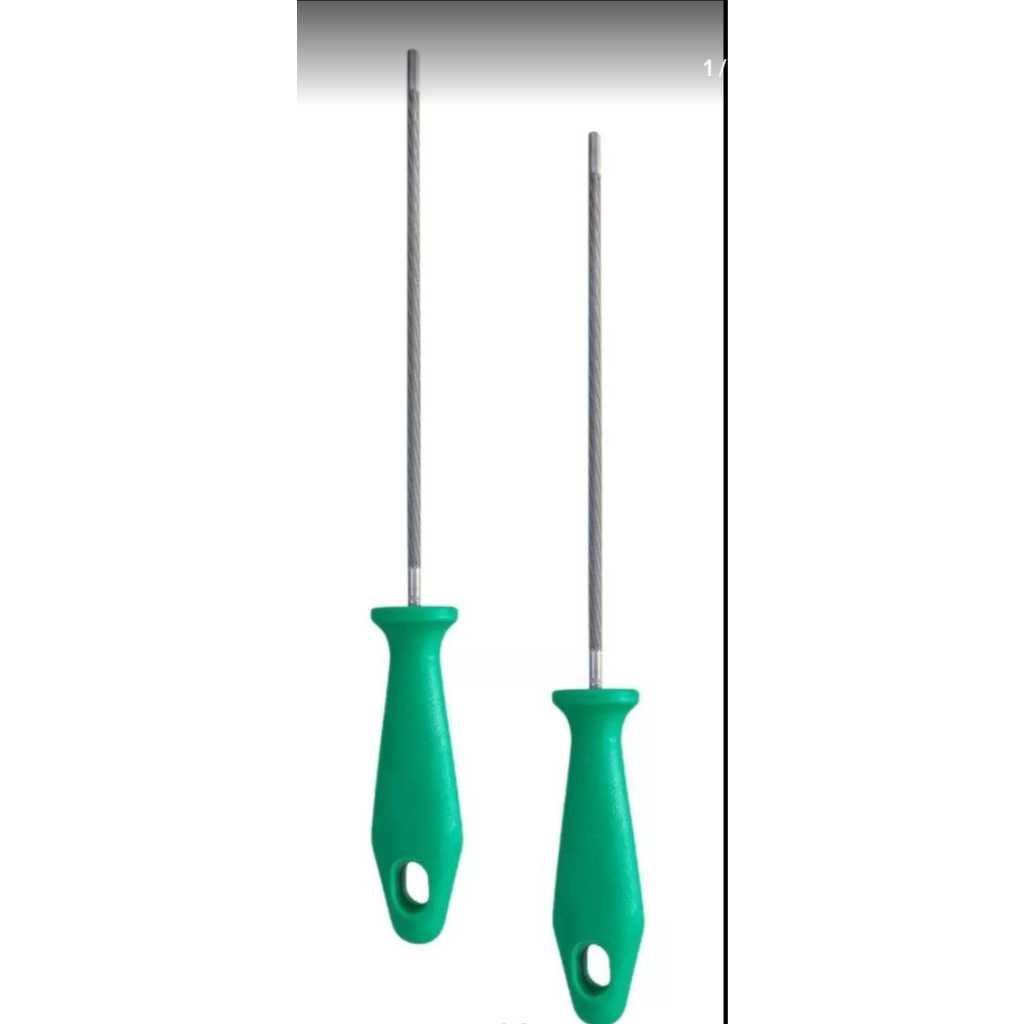 kit 2 LIMA PARA AMOLAR, AFIAR, MOTOSSERRA 5/32" K&F C0M  CABO 2PC  01882BC  - Produzido em material de alta qualidade...