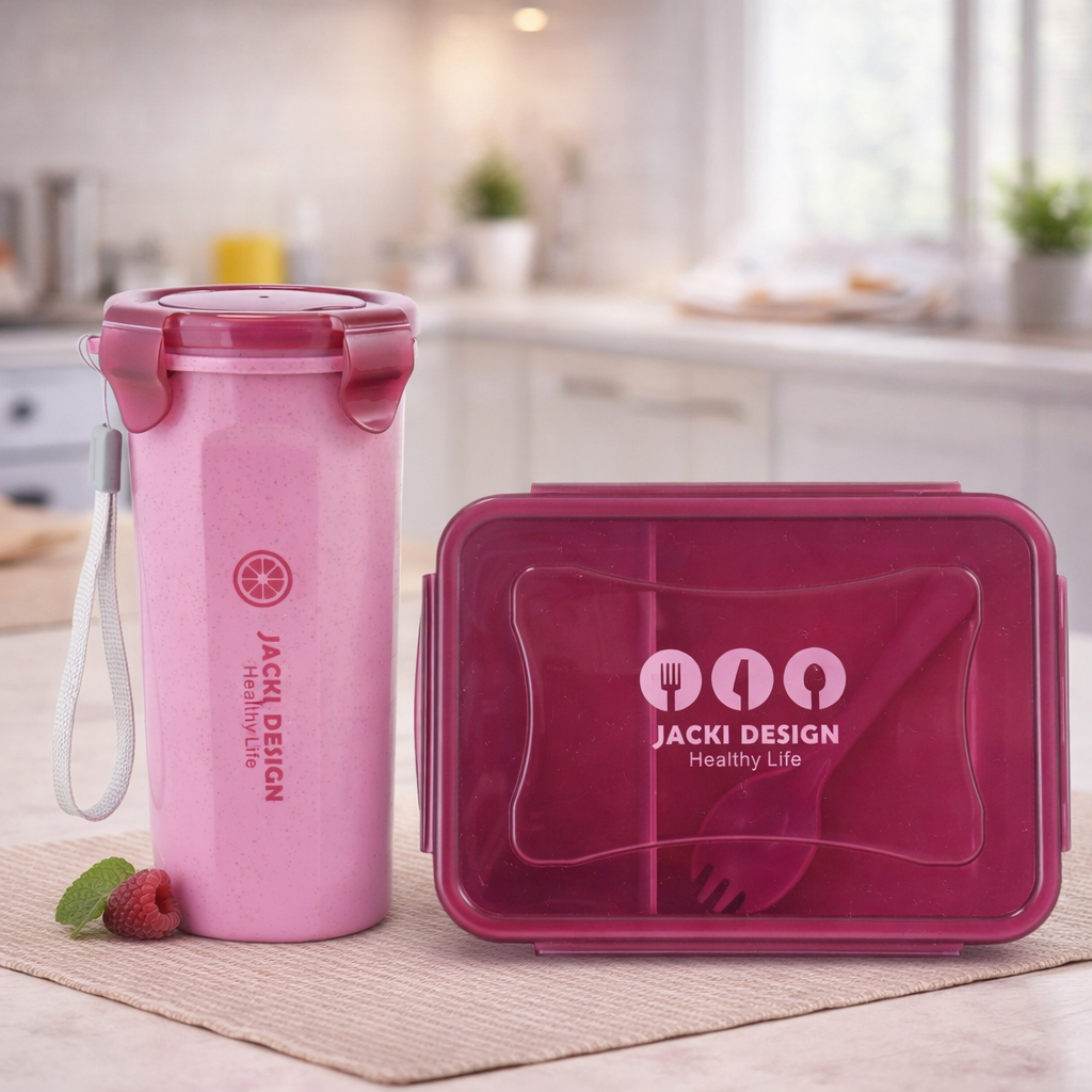 Kit de Marmita e Garrafa Elementos Jacki Design em Oferta na Shopee