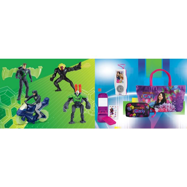 MAX STEEL & iCARLY - MC DONALDS - 2011 (LEIA A DESCRIÇÃO )