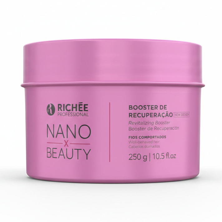 NanoBeauty BTX Booster Recuperação Termoativado Antifrizz 250g NanoBtx Repair Repositor de Massa Richée Professional em Oferta na Shopee