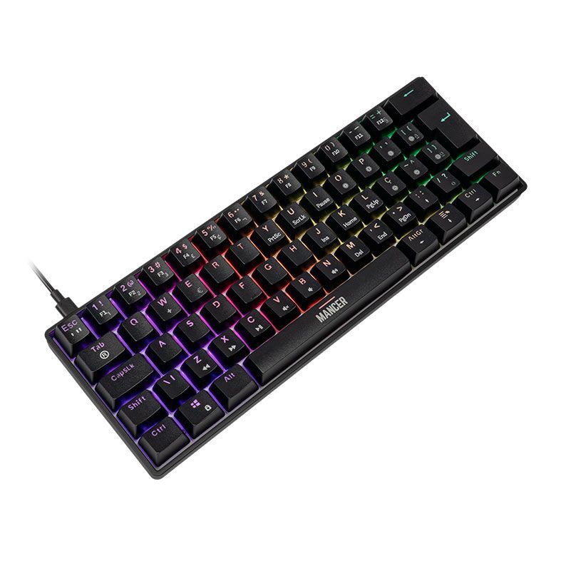 Teclado Magnetico Mancer Onyx, RGB, Preto, MCR-ONYP-BL01 em Oferta na Shopee