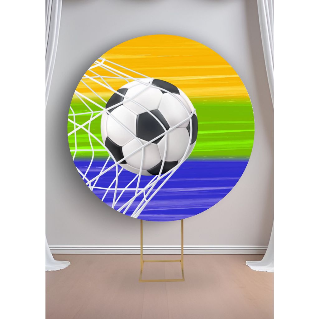 Painel de Festa BR Gol Tecido Poliéster Sublimado com elástico