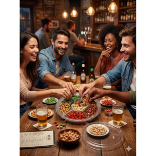 Bandeja Aperitivo Mix De Amendoim Com 5 Sabores em Oferta na Shopee