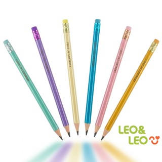 Lápis de Escrever Grafite Kit 12- Perolado Tons Pastel  com Borracha Escolar/Escritório em Oferta na Shopee