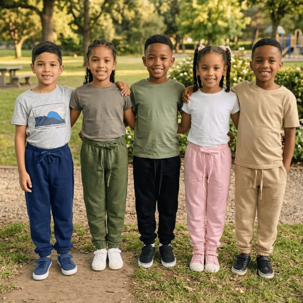 Calça Moletom Grosso Infantil C/ Punho Elástico Na Cintura Menino e Menina em Oferta na Shopee