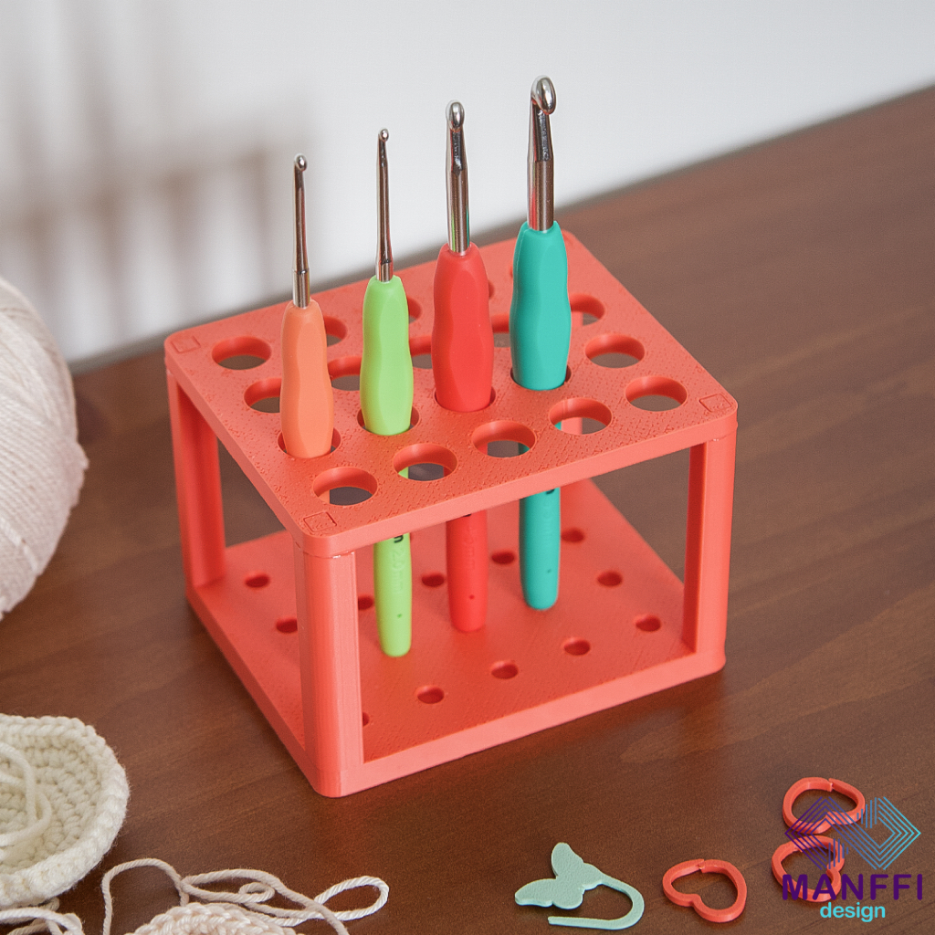 Suporte para Agulhas | Organização Artesanato Crochê Tricô Macramê